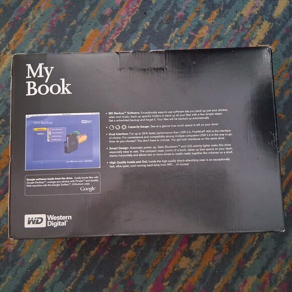 Western Digital My Book Premium Edition 320GB External Hard Drive Dual Open box - Picture 3 of 5